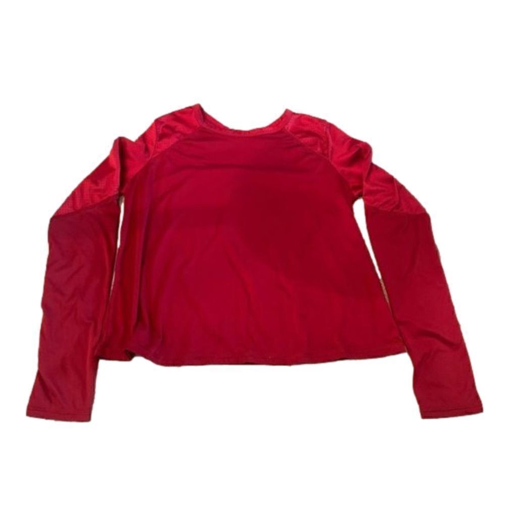 Champion C9 Medium Red Long Sleeve Athletic Workout Top Gym Yoga Active‎